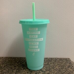Coloring Changing Tumbler - 24 oz - Teal - Changes to purple with cold liquids